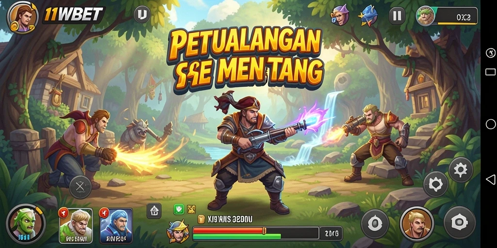 Tampilan gameplay seru di 11WBET dengan petualangan yang mendebarkan.