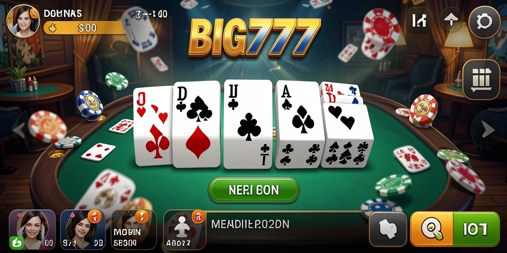 Tampilan permainan domino yang mengasyikkan di BIG777.