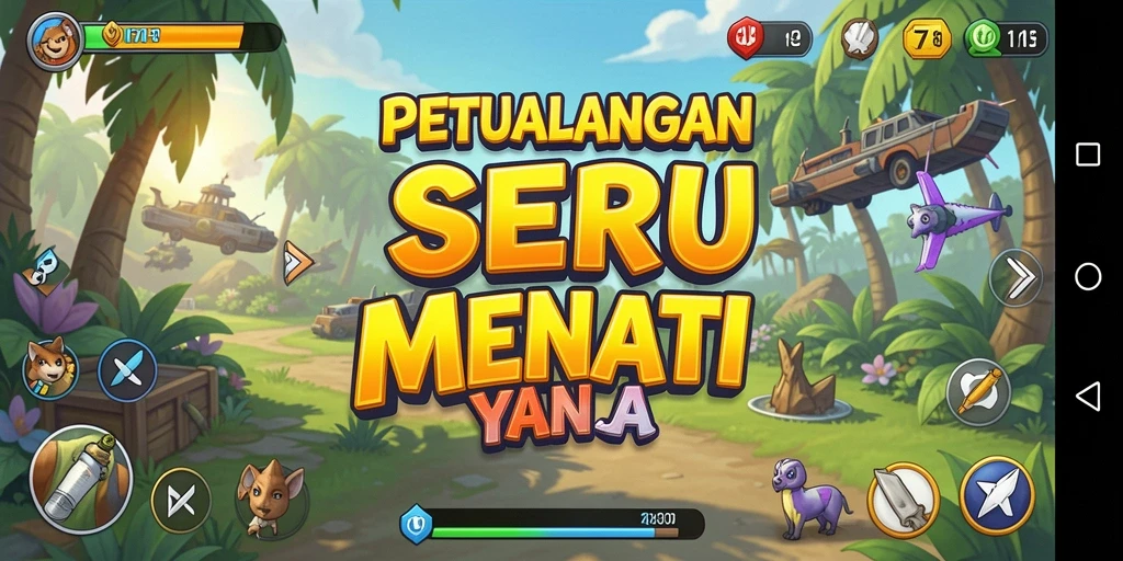 Tangkapan layar F7F7 menampilkan aksi mendebarkan dalam permainan petualangan.