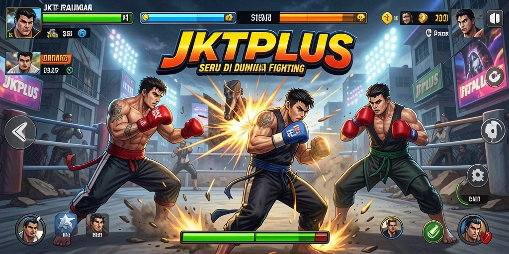 Tampilan menarik dari gameplay JKTPLUS yang penuh aksi dan tantangan.