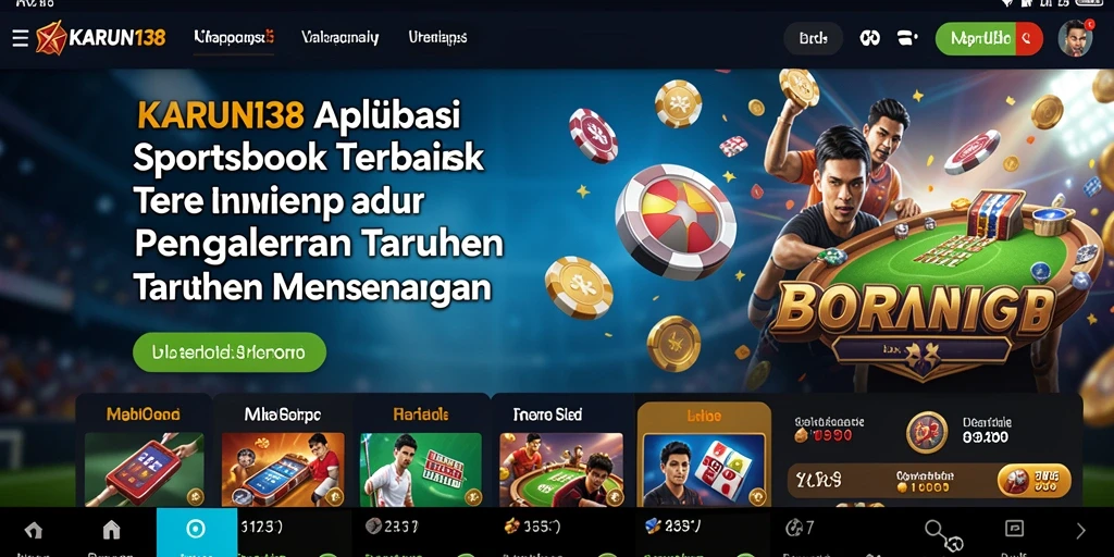 Tampilan menarik dari gameplay Sportsbook di KARUN138.