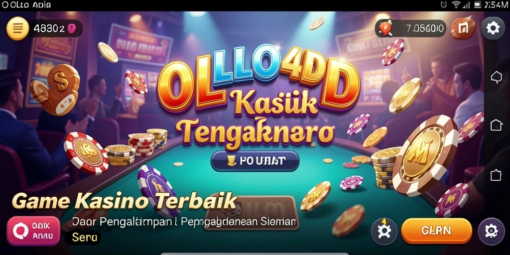 Tampilan gameplay seru dalam game Kasino OLLO4D yang menarik.
