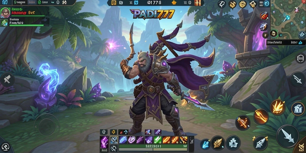 Tampilan gameplay PADI777 yang penuh aksi dan strategi.
